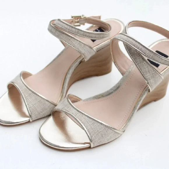 NWOT White House Black Marker wedge sandals - Picture 8 of 12